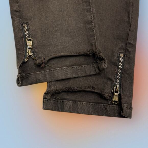 BLANK NYC Women’s 25 Brown THE READE CROP SKINNY Jeans - Picture 4 of 5